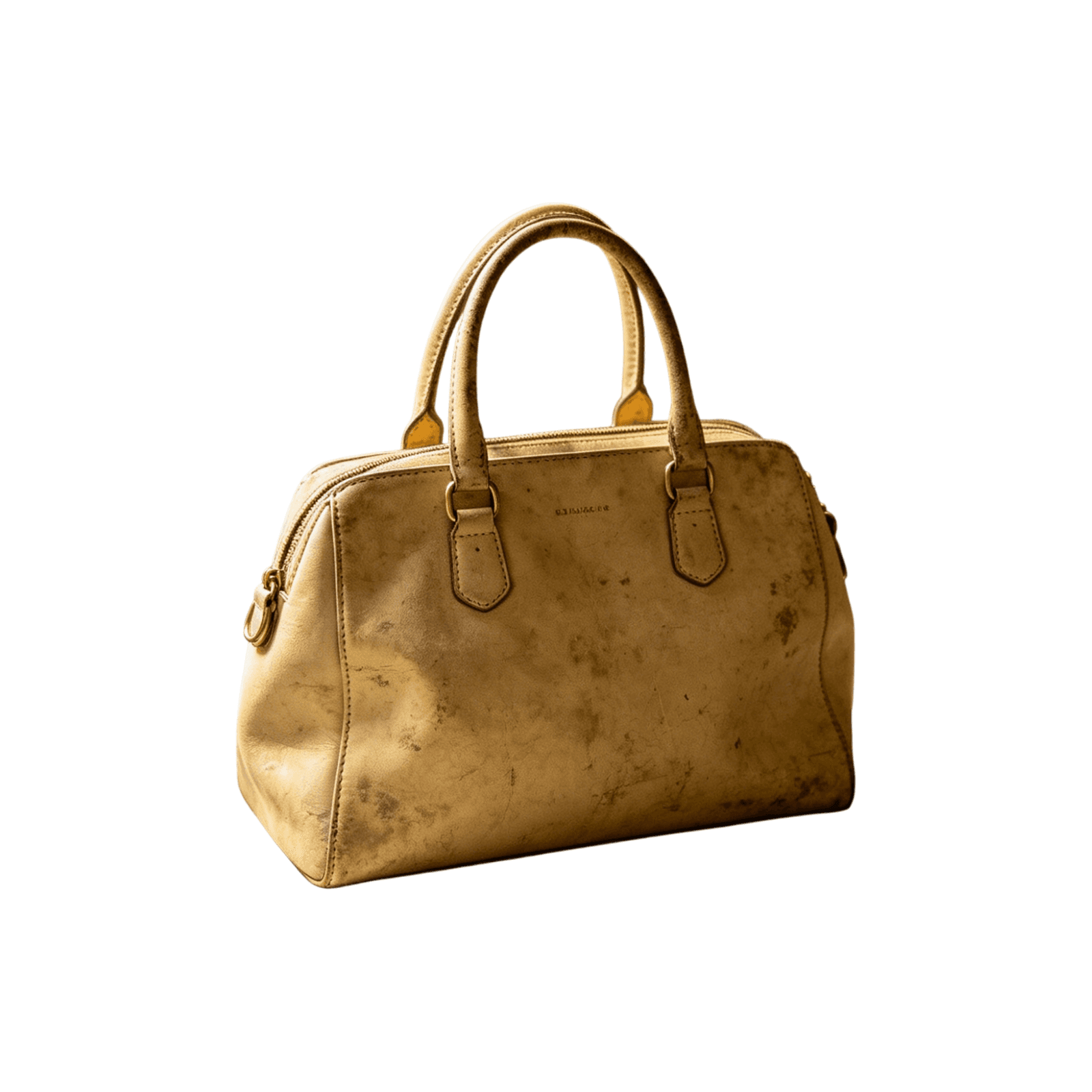 Handbag on a clean white background after listing-image cleanup