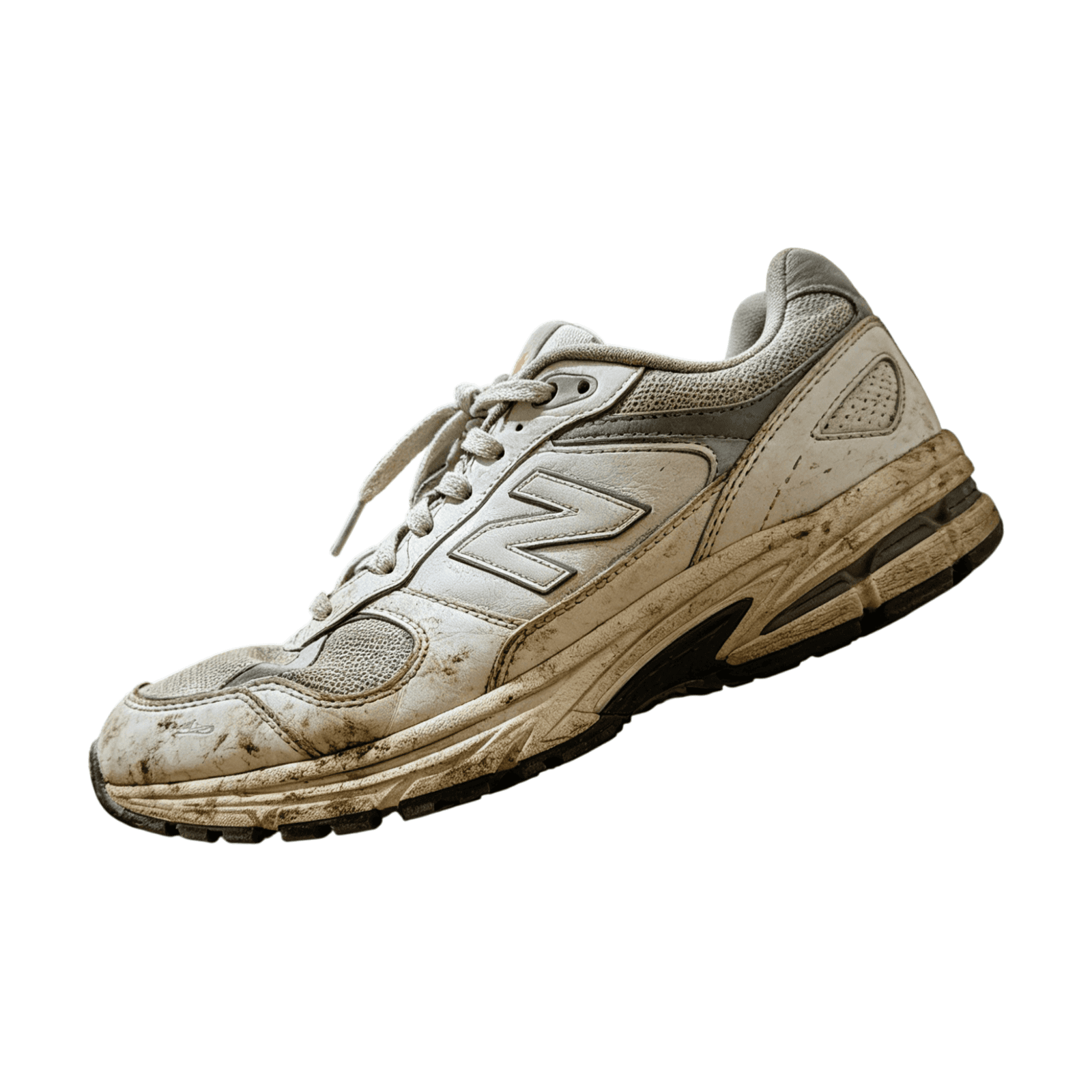 Sneaker on a clean white background after listing-image cleanup